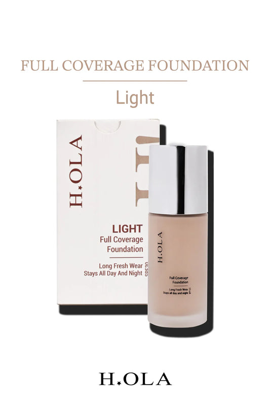 Full Coverage Foundation | Yoğun Kapatıcı Saten bitişli SPF 30 Fondöten | Light