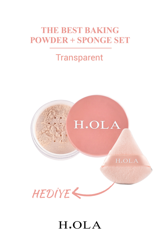 HOLA Baking Powder | Makyaj Sabitleyici Toz Pudra | Transparent
