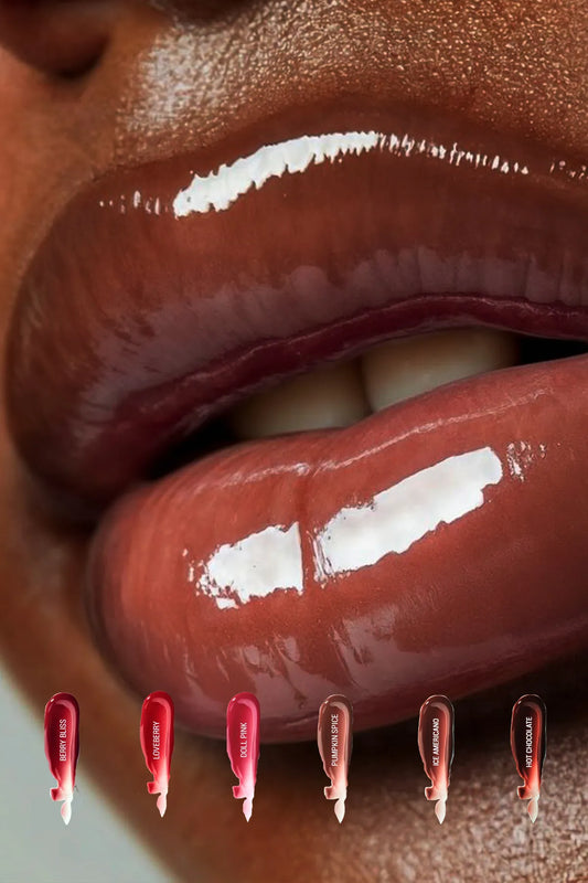 HOLA Lip Gloss | Dudak Parlatıcısı | Kalıcı, Yüksek Pigmentli | Peptide-boost | Hot Chocolate