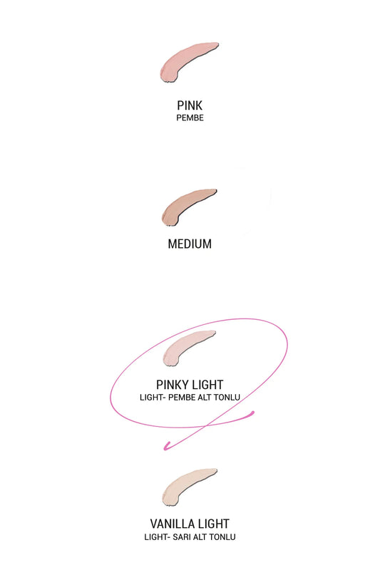 HOLA Cover All Yoğun Kapatıcı | Full Coverage Concealer - Pinky Light