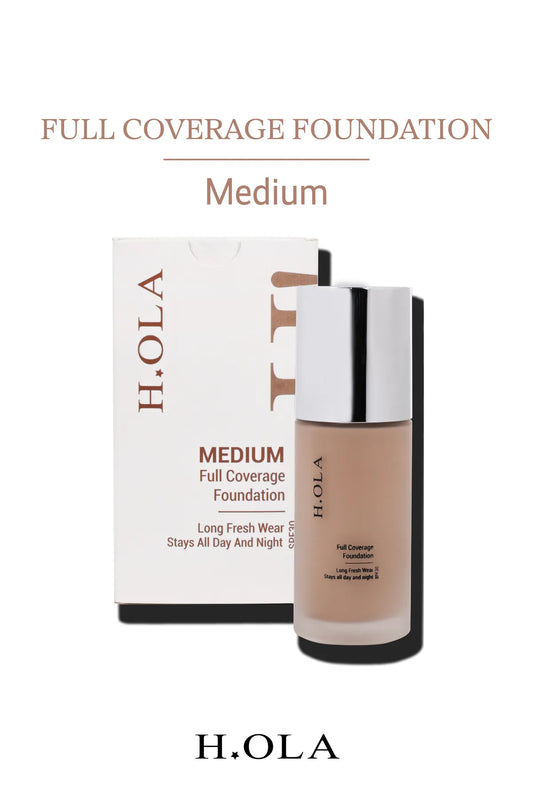Full Coverage Foundation | Yoğun Kapatıcı Saten Bitişli Spf 30 Fondöten | Medium