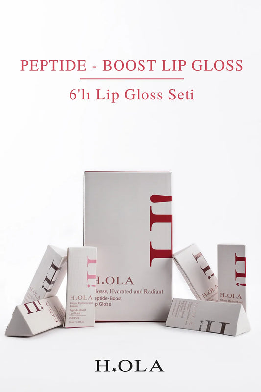 HOLA 6'lı Lip Gloss Seti | Tüm Renkler (KUTULU)