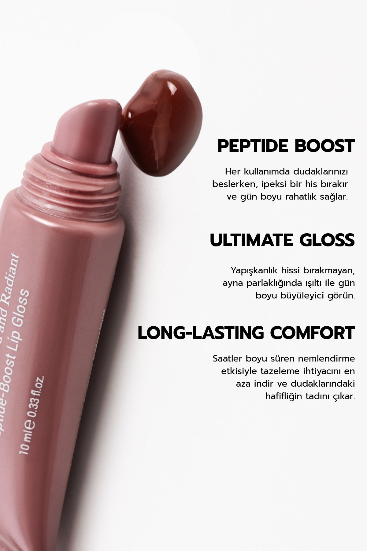 HOLA Kalıcı Yüksek Pigmentli Lip Gloss - Pumpkin Spice