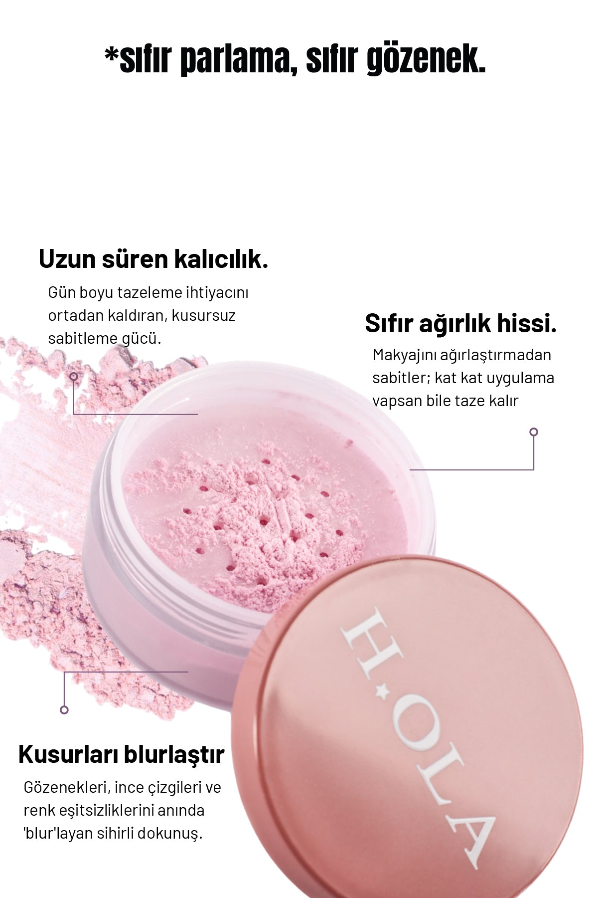 Baking Powder Toz Pudra | Pink