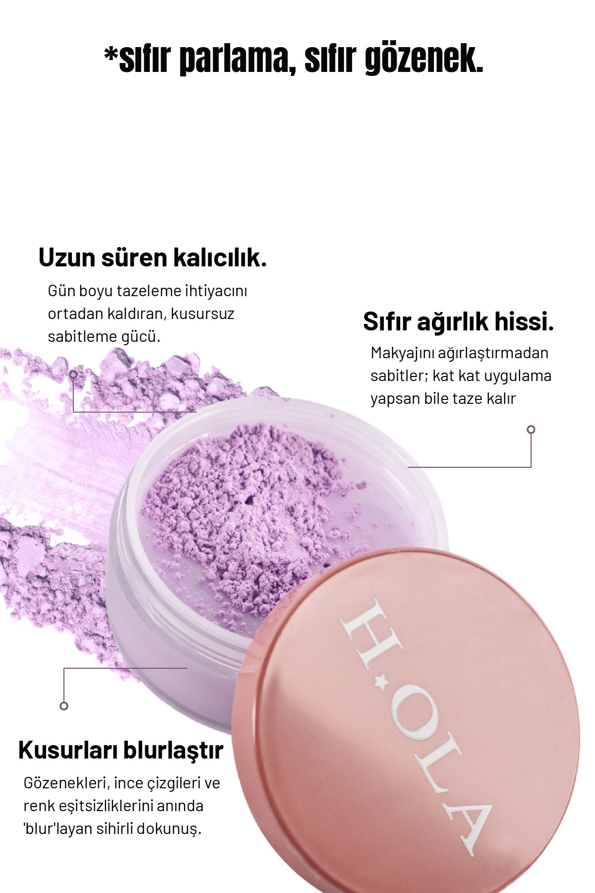 Baking Powder Toz Pudra | Lilac