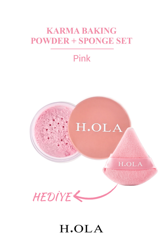 HOLA Baking Powder | Makyaj Sabitleyici Toz Pudra | Pink (Pembe)