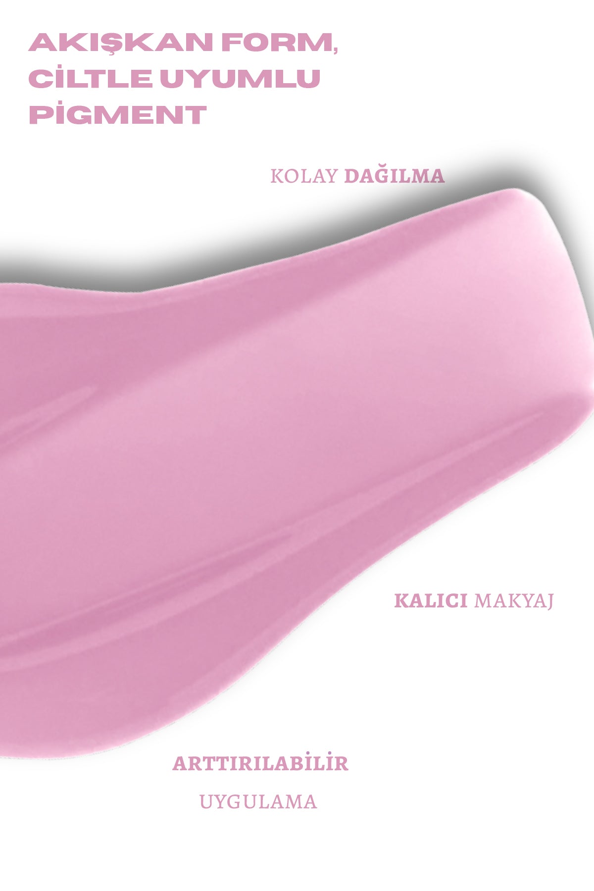 HOLA Kalıcı Yoğun Pigmentli Likit Allık – Cold Pink