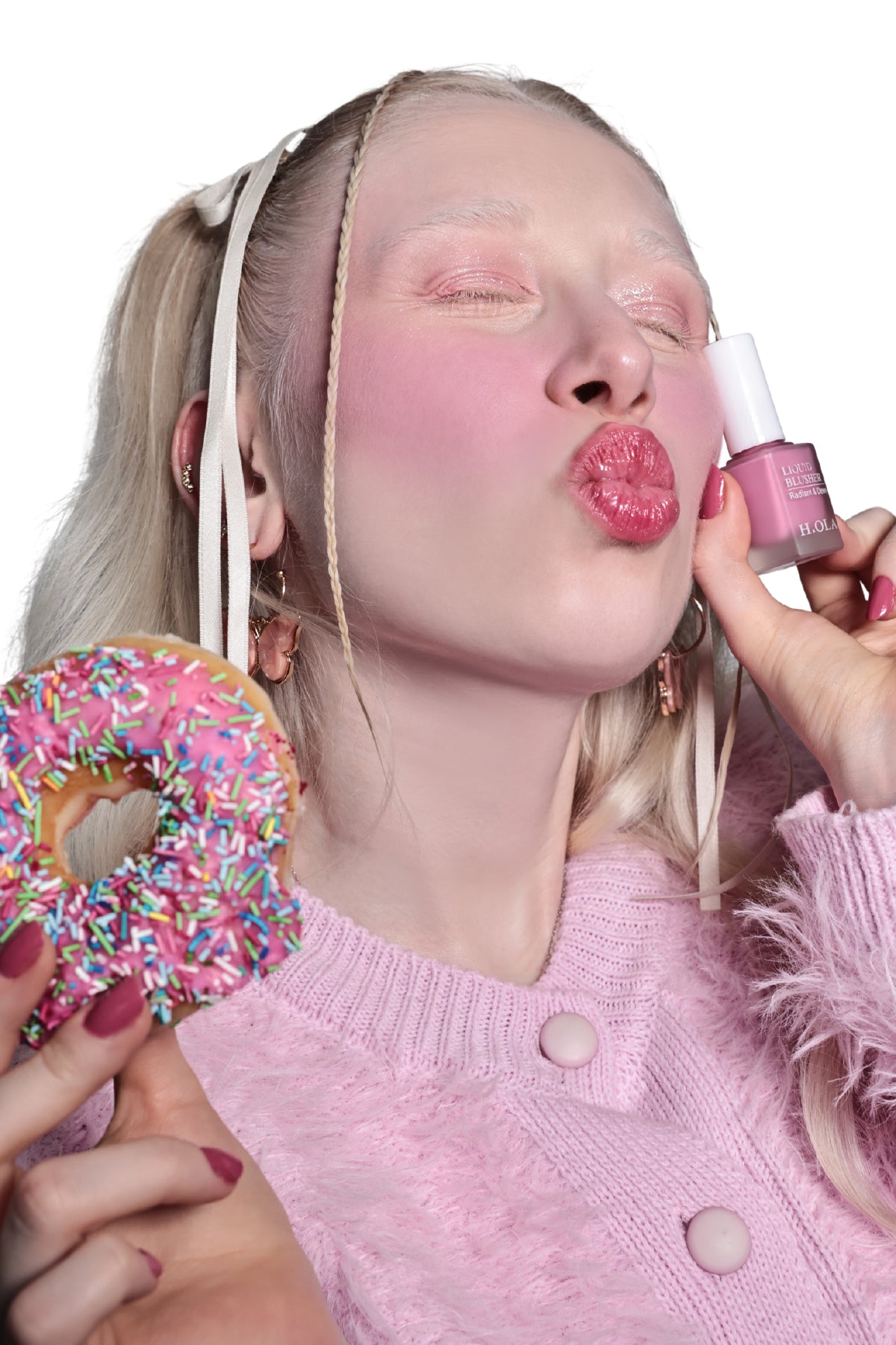 HOLA Kalıcı Yoğun Pigmentli Likit Allık – Cold Pink