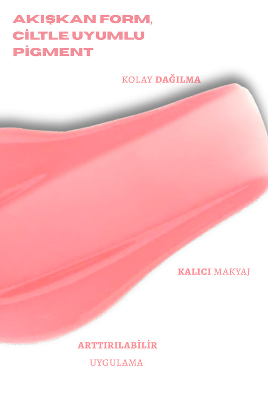 HOLA Kalıcı Yoğun Pigmentli Likit Allık - Pink