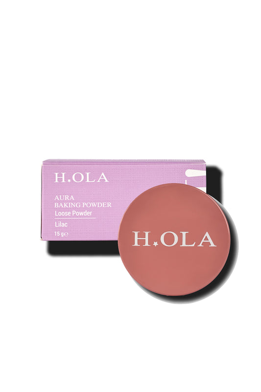 HOLA Baking Powder | Makyaj Sabitleyici Toz Pudra | Lilac (Mor)