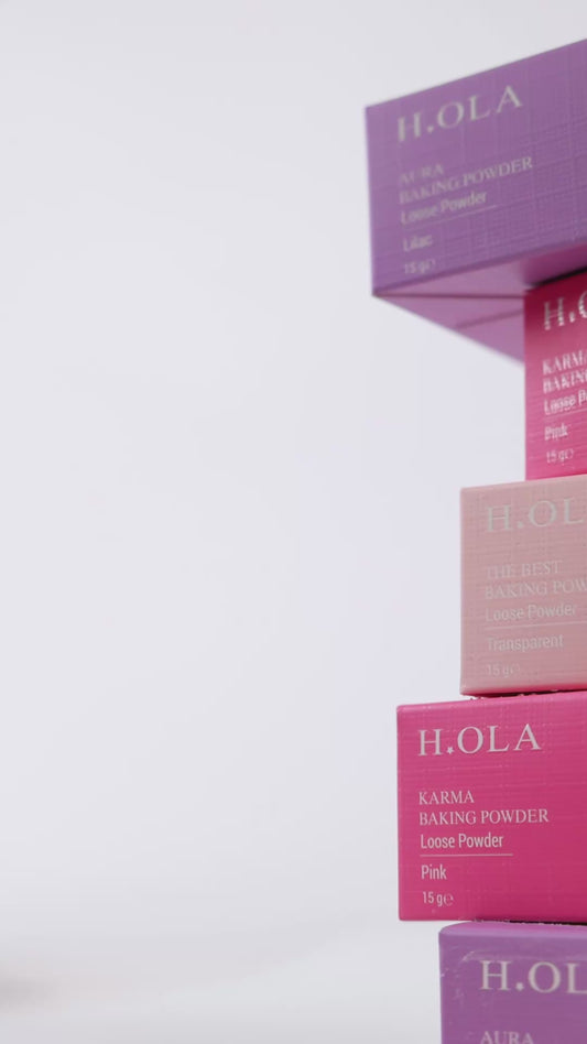 HOLA Baking Powder | Makyaj Sabitleyici Toz Pudra | Lilac (Mor)